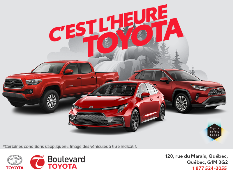 C'est l'heure Toyota!