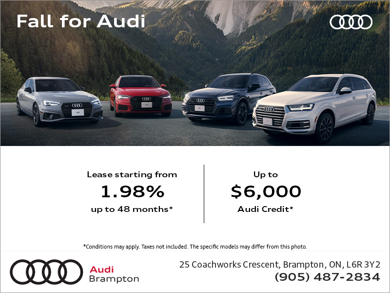 The Fall for Audi Sales Event. The Fall for Audi Sales Event.