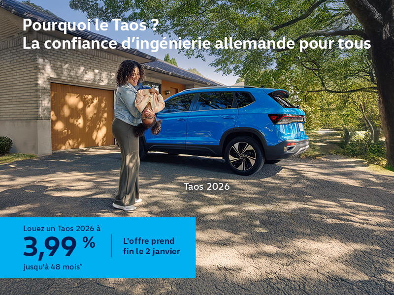 Procurez-vous la Volkswagen Taos 2026