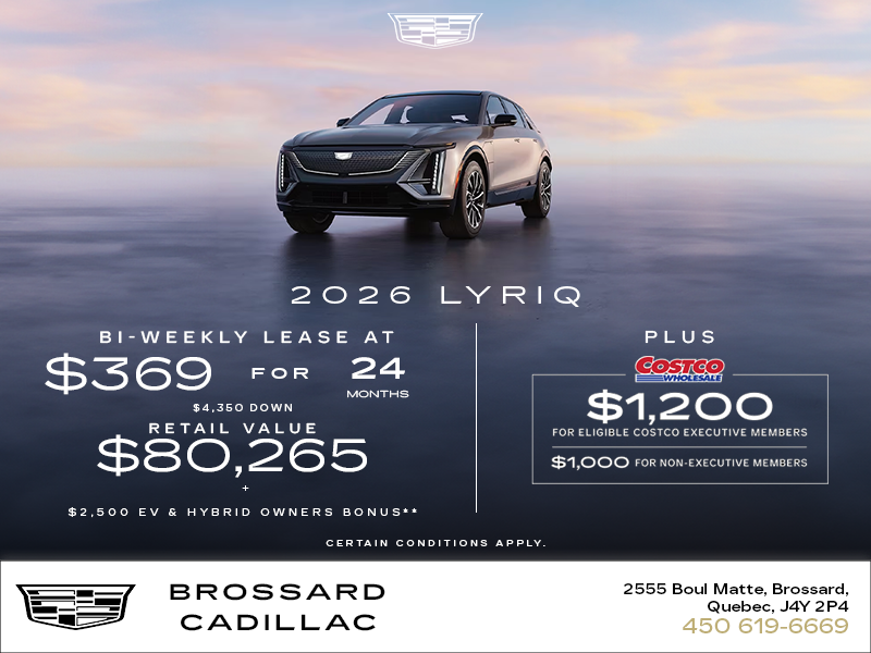 2026 Cadillac Lyriq