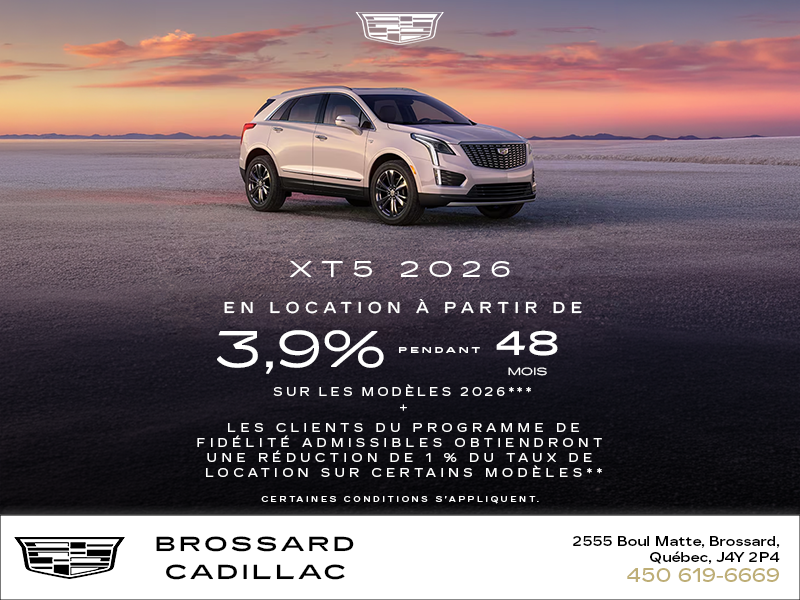 Cadillac XT5 2026
