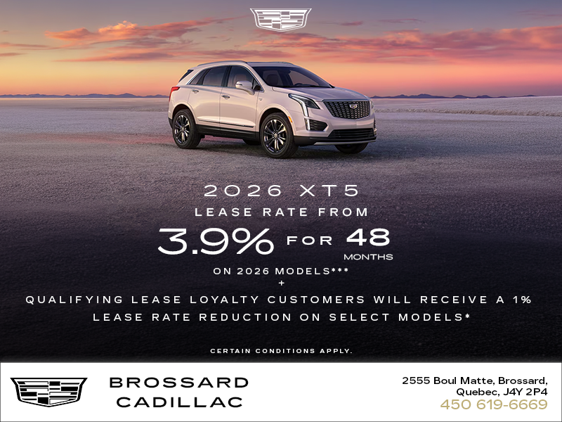 2026 Cadillac XT5