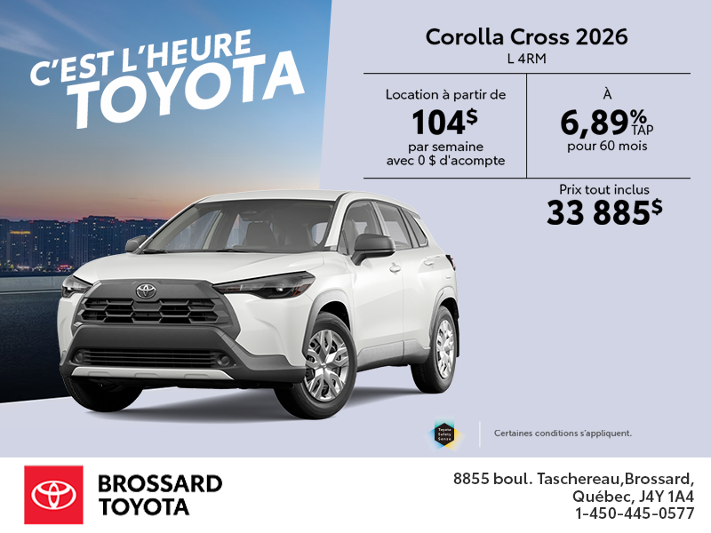 Toyota Corolla Cross 2026