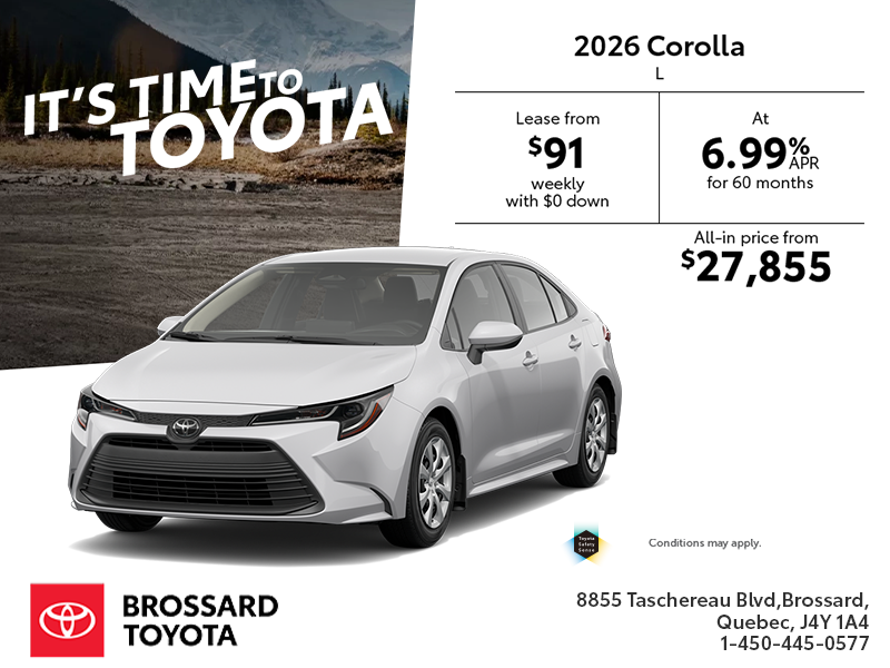 2026 Toyota Corolla