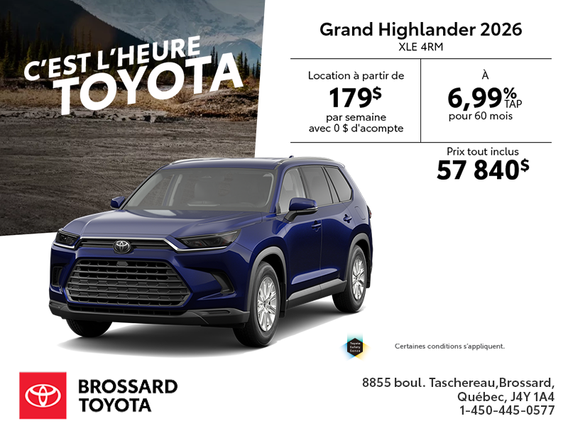 Toyota Grand Highlander 2026