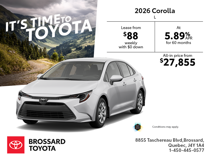 2026 Toyota Corolla
