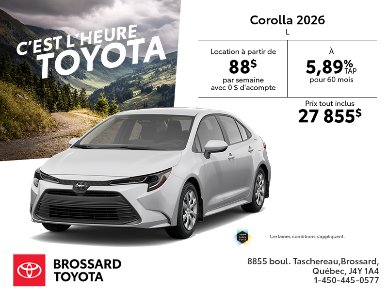 Toyota Corolla 2026