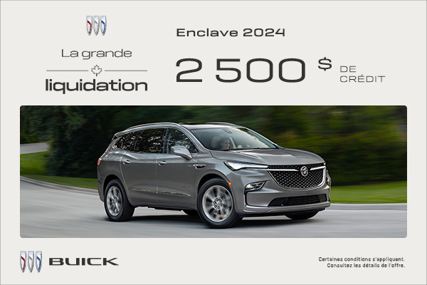 Procurez-vous le Buick Enclave 2024