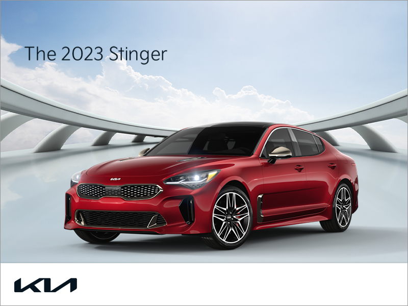 Get the 2023 Kia Stinger! Fox Kia Fredericton in Fredericton