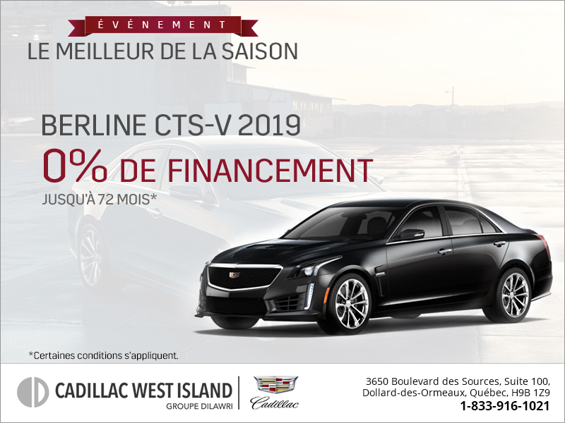 Cadillac CTS-V Berline 2019