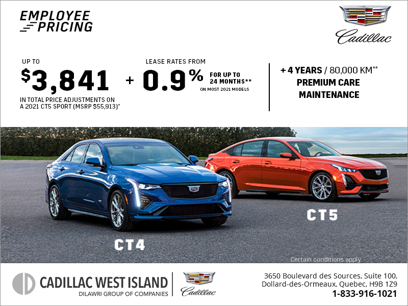 Cadillac Employee Pricing Event
