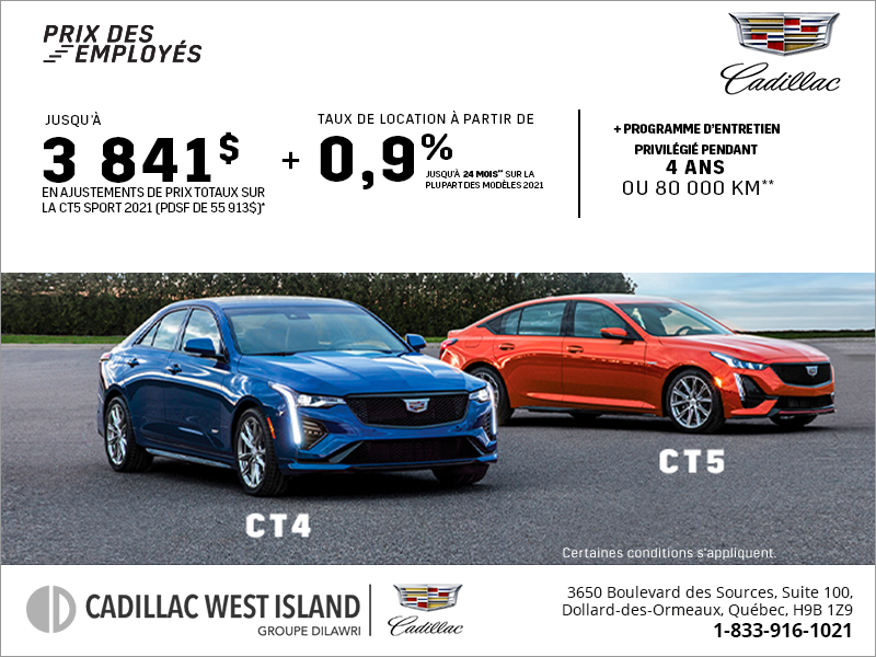 Événement prix des employés Cadillac
