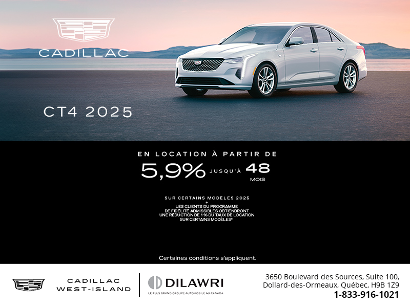 Cadillac CT4 2025