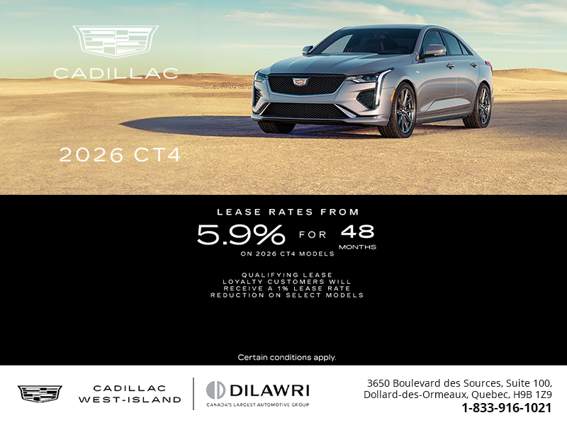 2026 Cadillac CT4