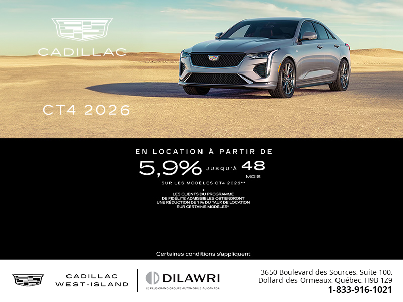 Cadillac CT4 2026