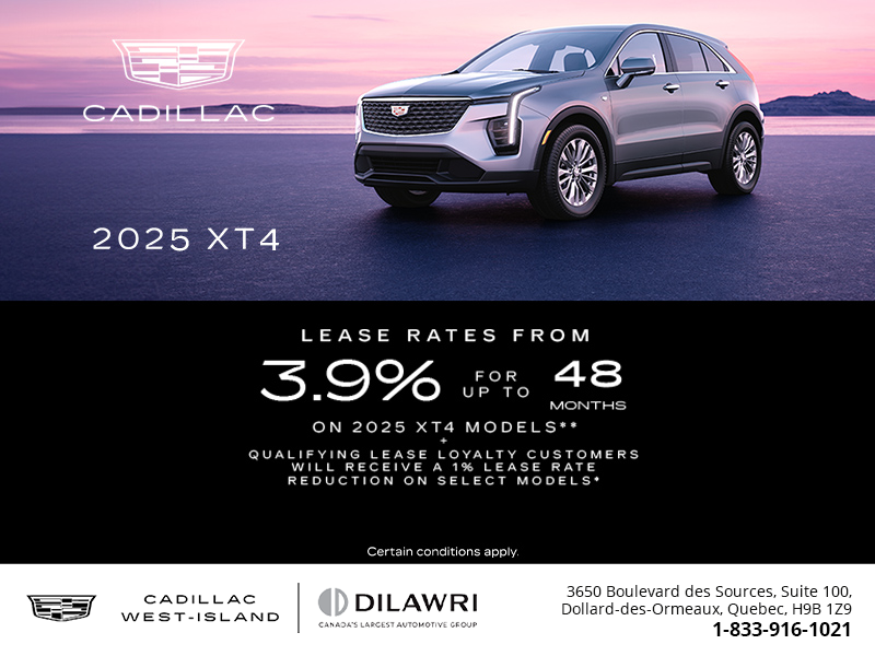 2025 Cadillac XT4