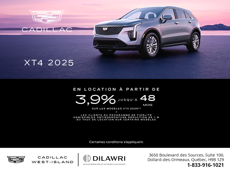 Cadillac XT4 2025