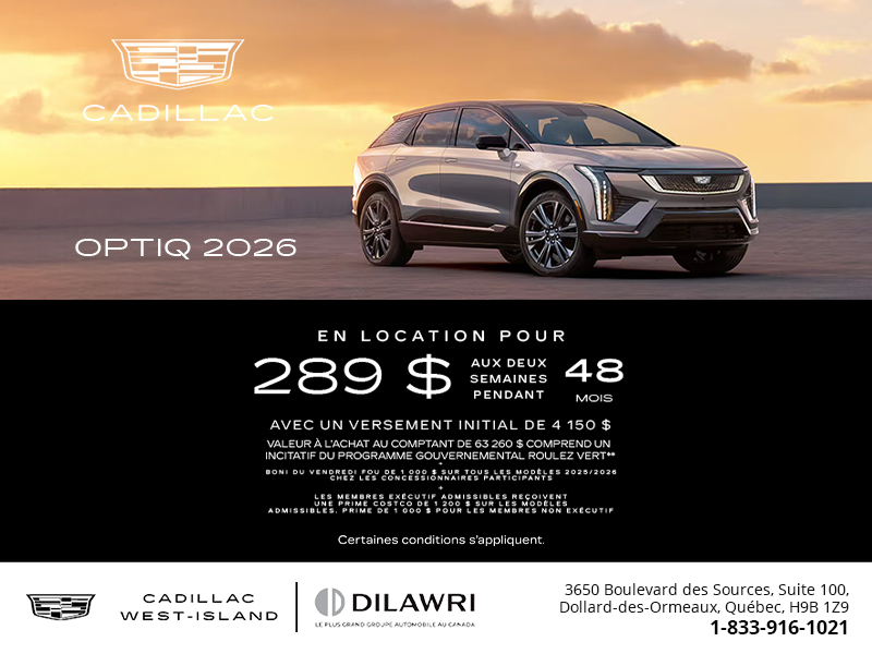 Cadillac Optiq 2025