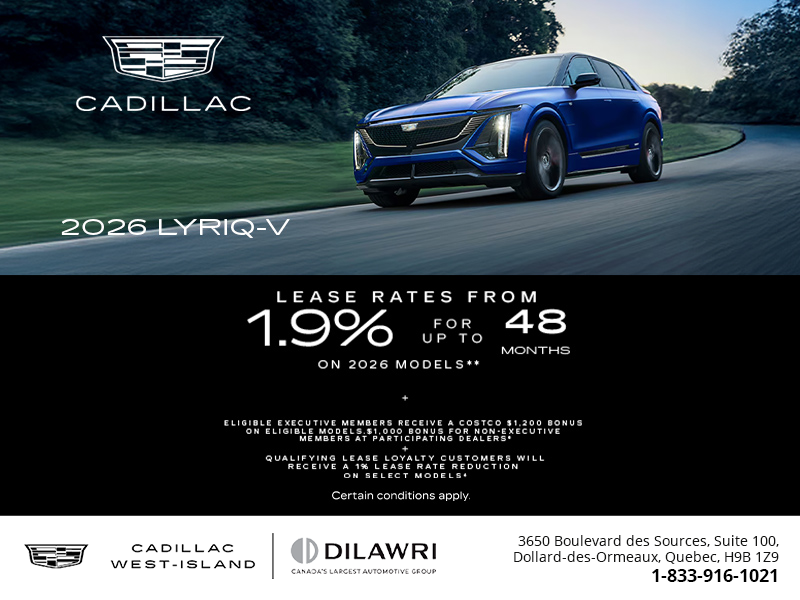 2026 Cadillac Lyriq-V