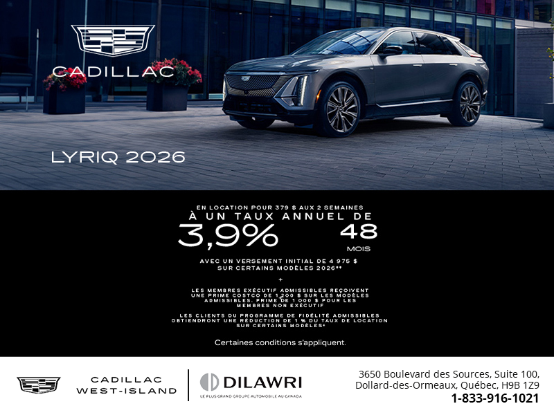 Cadillac Lyriq 2026