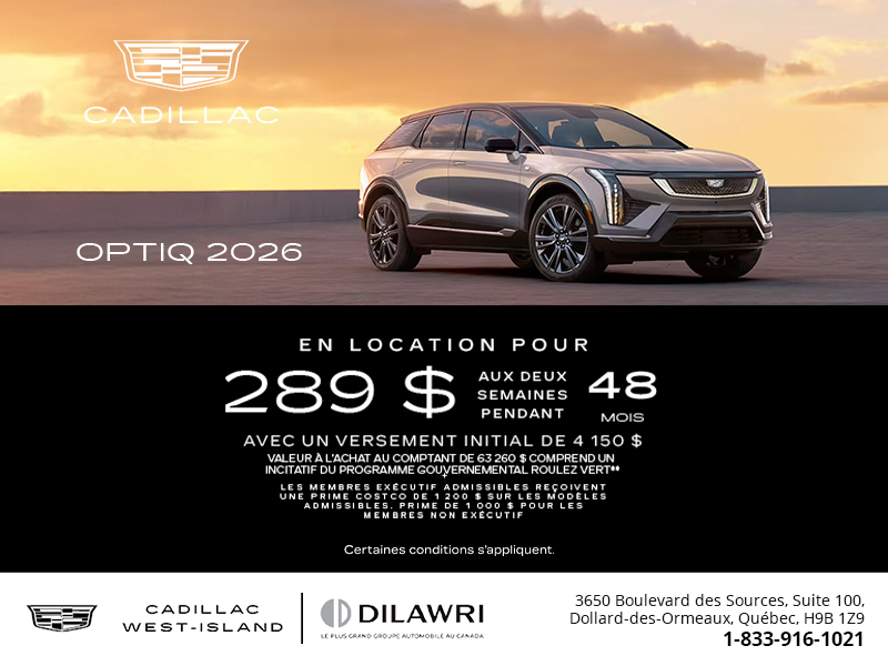 Cadillac Optiq 2026