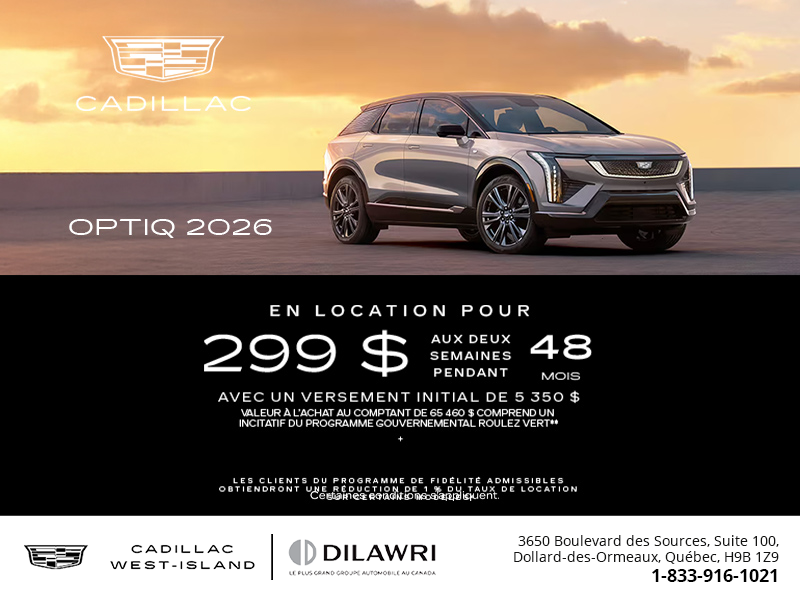 Cadillac Optiq 2026