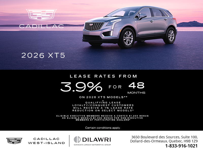 2026 Cadillac XT5