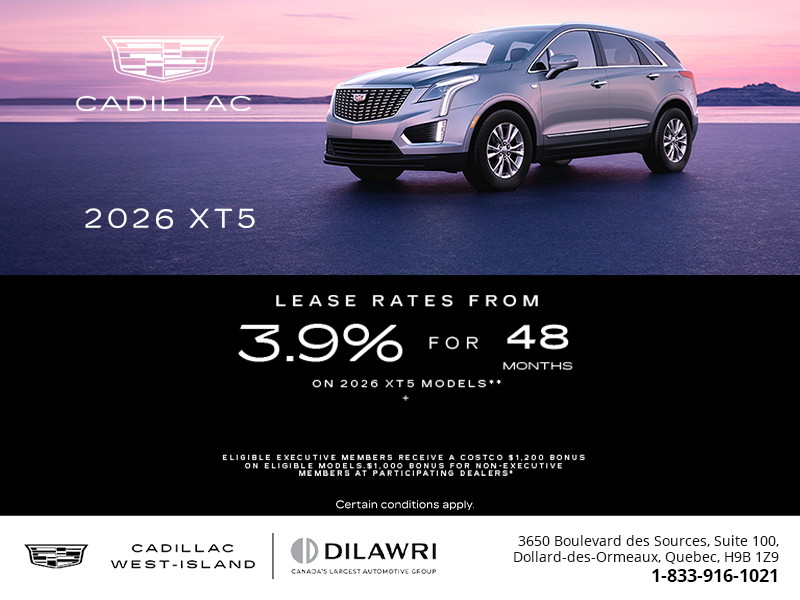 2026 Cadillac XT5