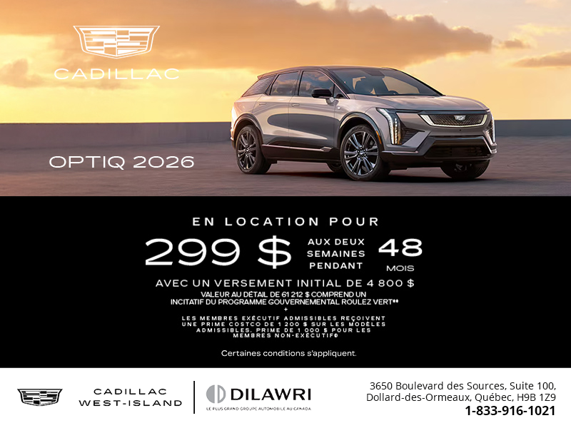 Cadillac Optiq 2026