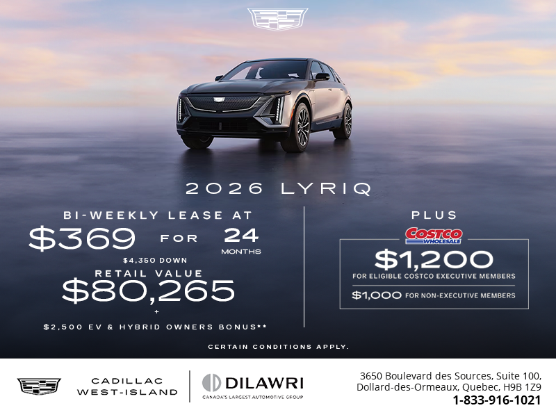 2026 Cadillac Lyriq