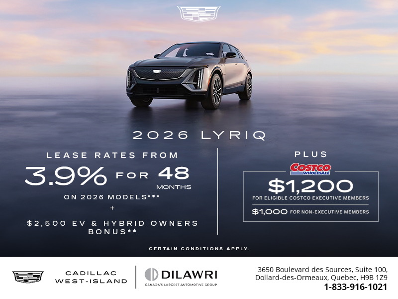 2026 Cadillac Lyriq