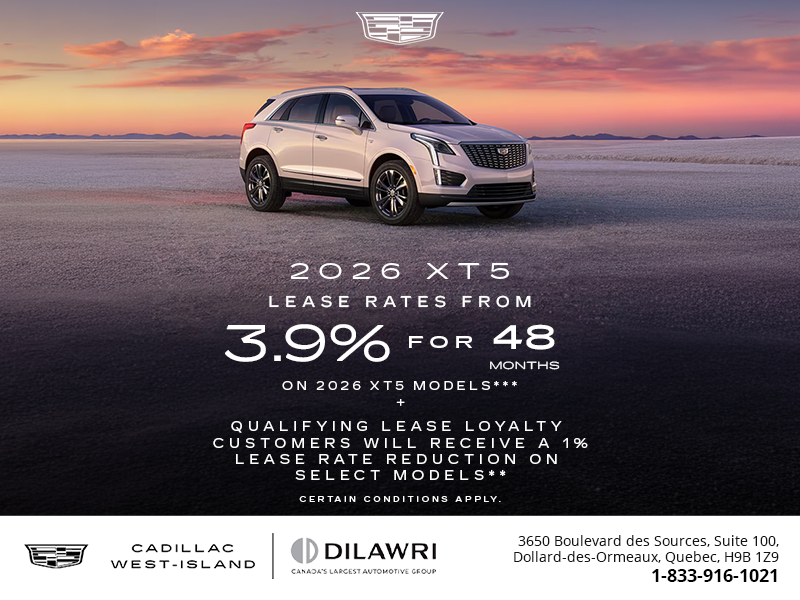 2026 Cadillac XT5