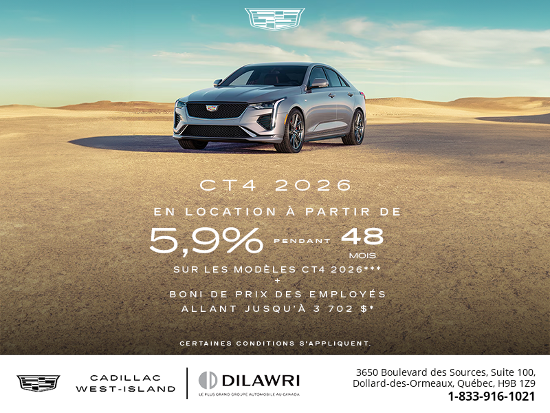 Cadillac CT4 2026