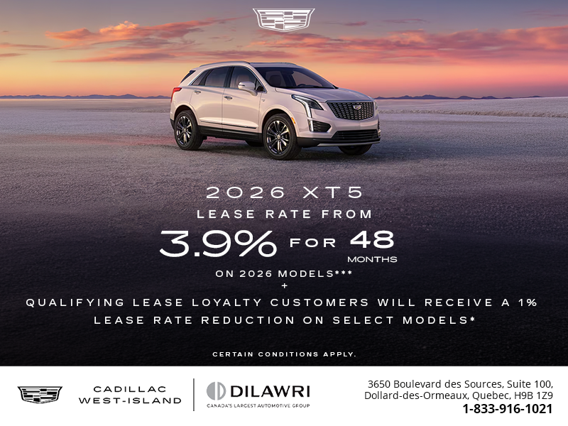 2026 Cadillac XT5