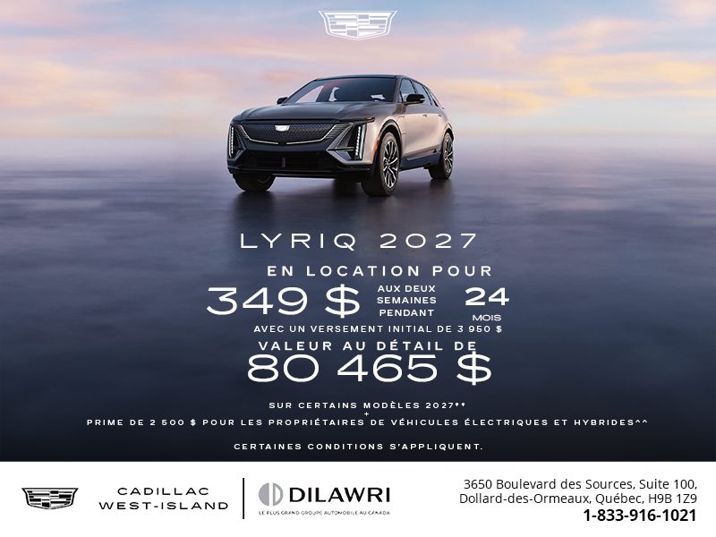 Cadillac Lyriq 2027