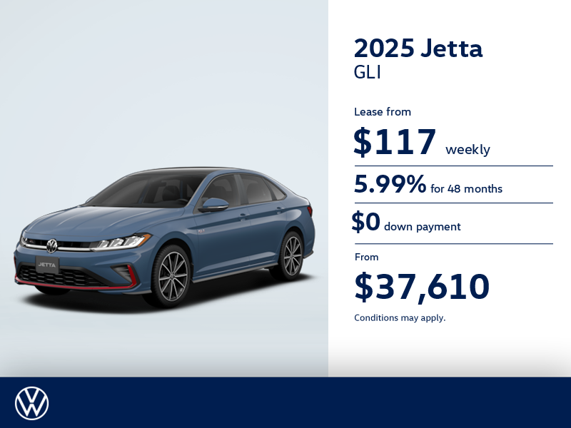 Get the 2025 Volkswagen Jetta GLI