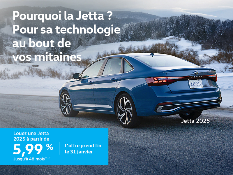 Procurez-vous la Volkswagen Jetta 2025