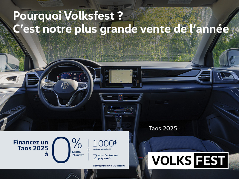 Procurez-vous le Volkswagen Taos 2025