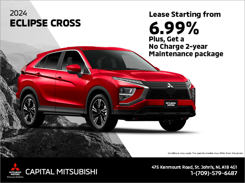 The 2024 Mitsubishi Eclipse Cross | Capital Mitsubishi in St. John's