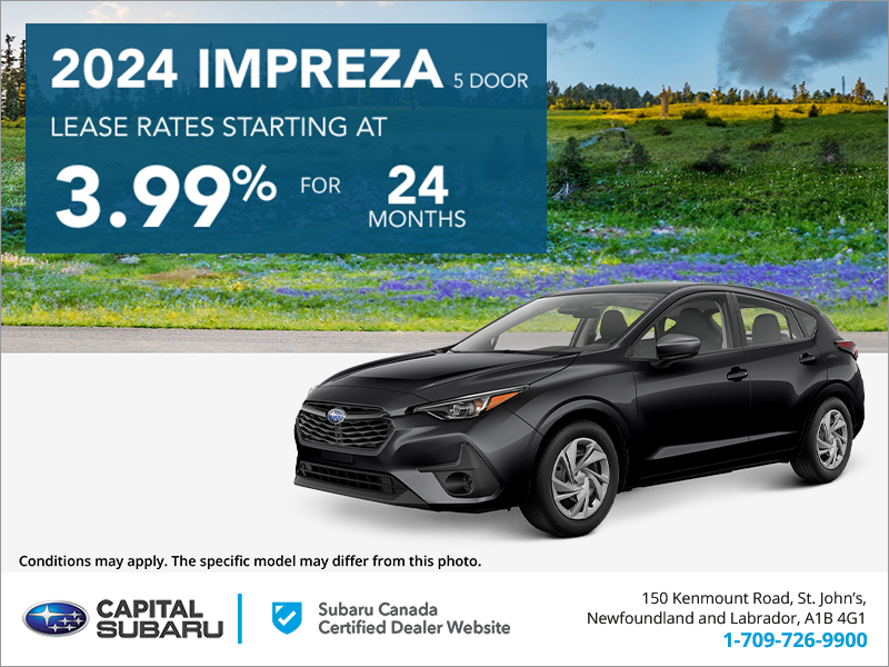 Get the 2024 Subaru Impreza Today!