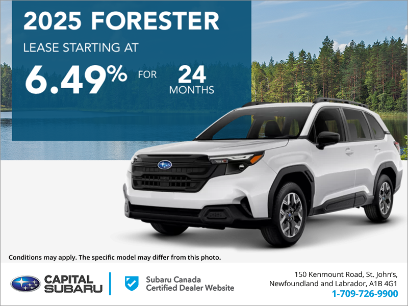 Get the 2025 Subaru Forester Today!