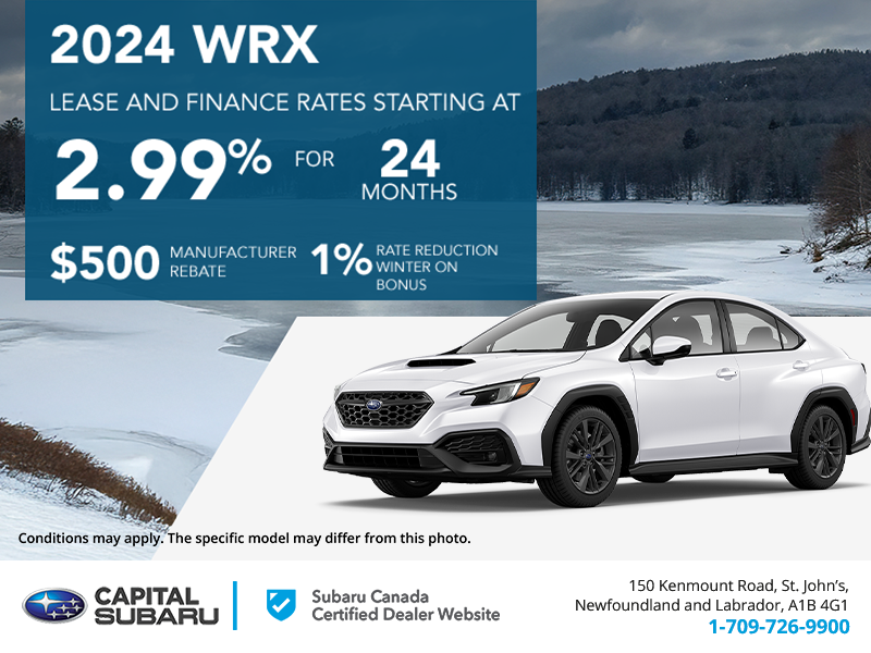 Get the 2024 Subaru WRX Today!