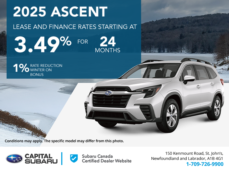 Get the 2025 Subaru Ascent Today!