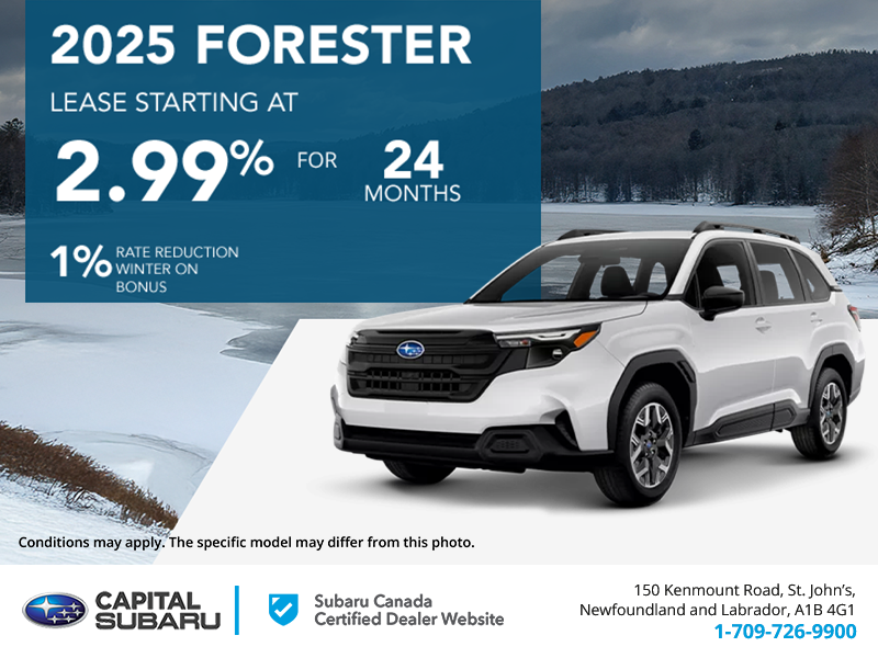 Get the 2025 Subaru Forester Today!