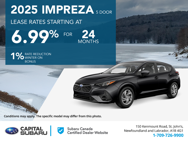 Get the 2025 Subaru Impreza Today!