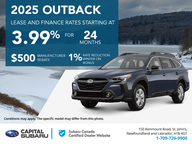 Get the 2025 Subaru Outback Today!