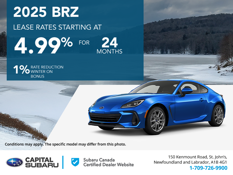 Get the 2025 Subaru BRZ Today!