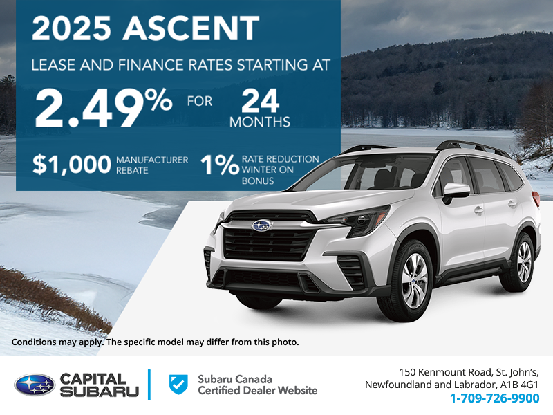 Get the 2025 Subaru Ascent Today!