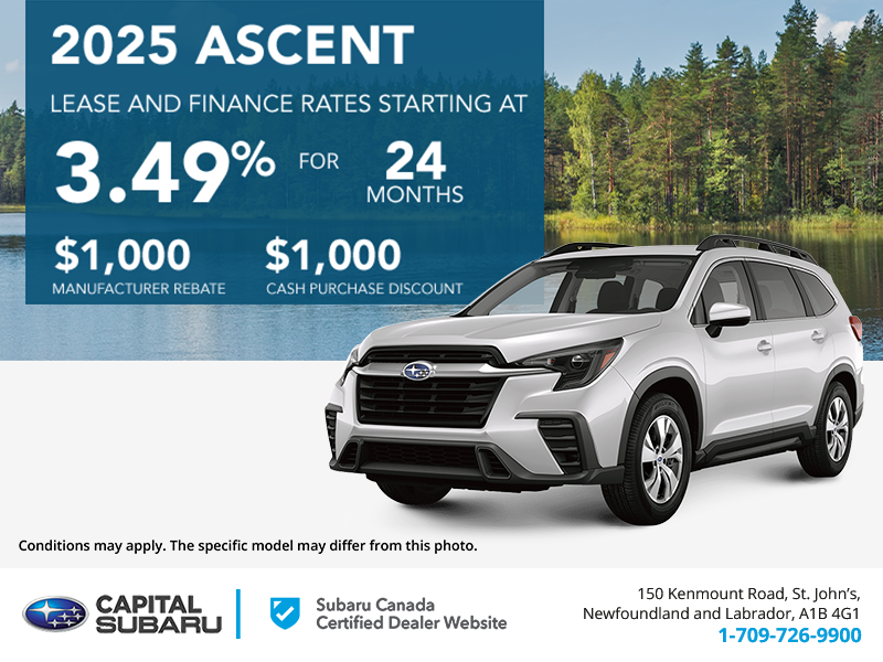 Get the 2025 Subaru Ascent Today!