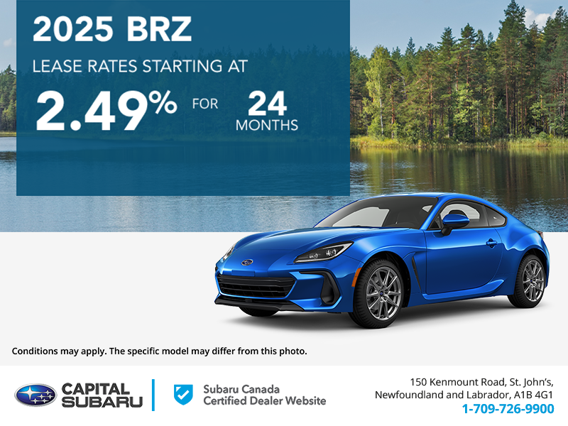 Get the 2025 Subaru BRZ Today!